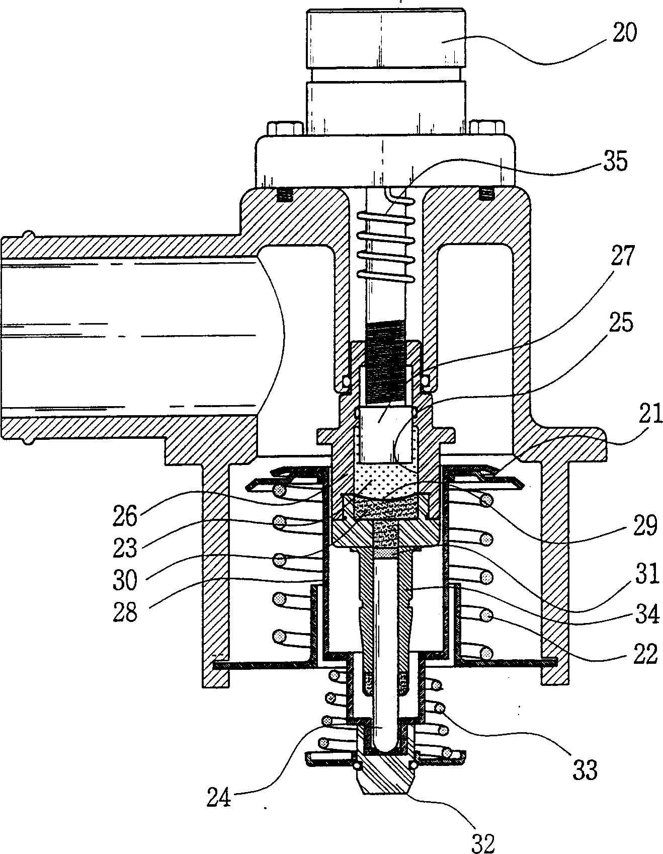 Adjustable electronic thermostatic valve