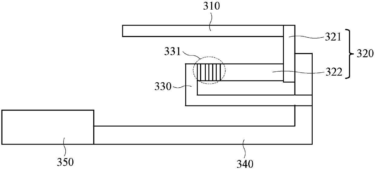 Temperature compensation structure based on array waveguide grating