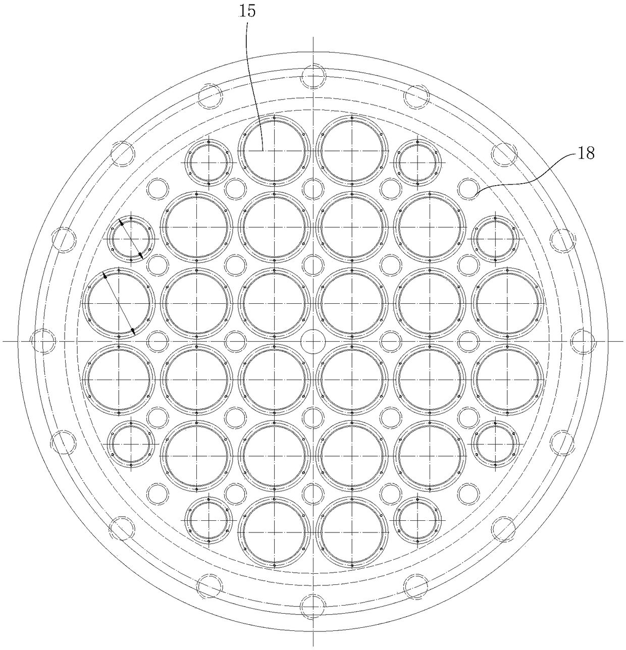 Experimental simulation device for mining hydrate based on multi-branch hole technology