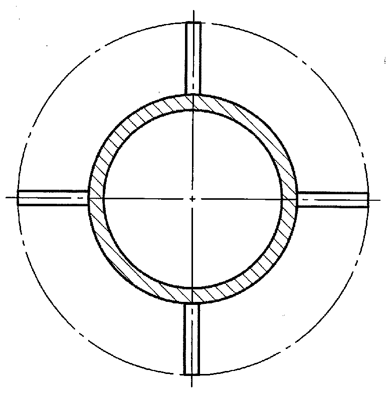 An oil pipe centralizer