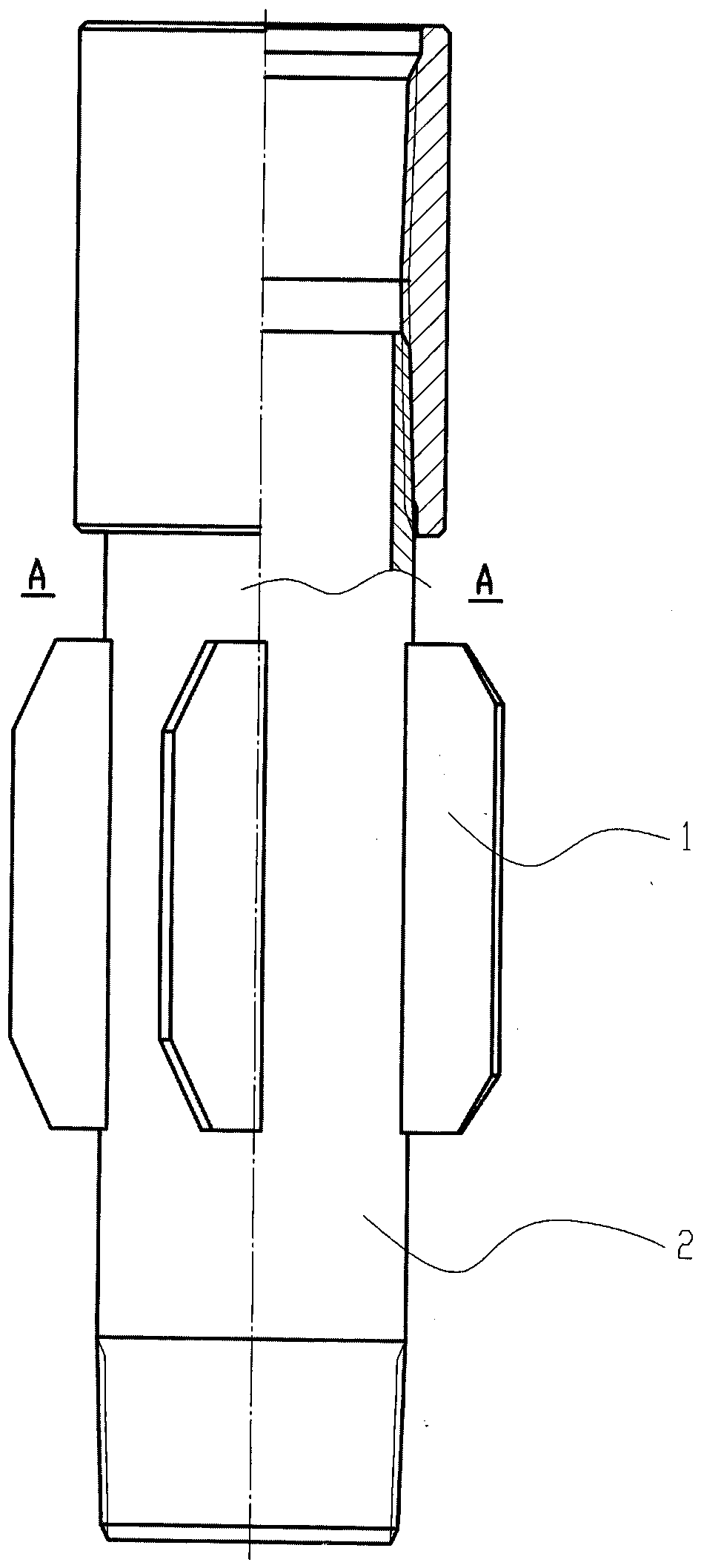 An oil pipe centralizer