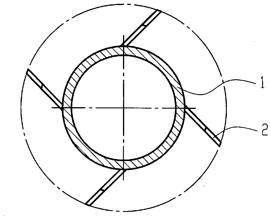 An oil pipe centralizer