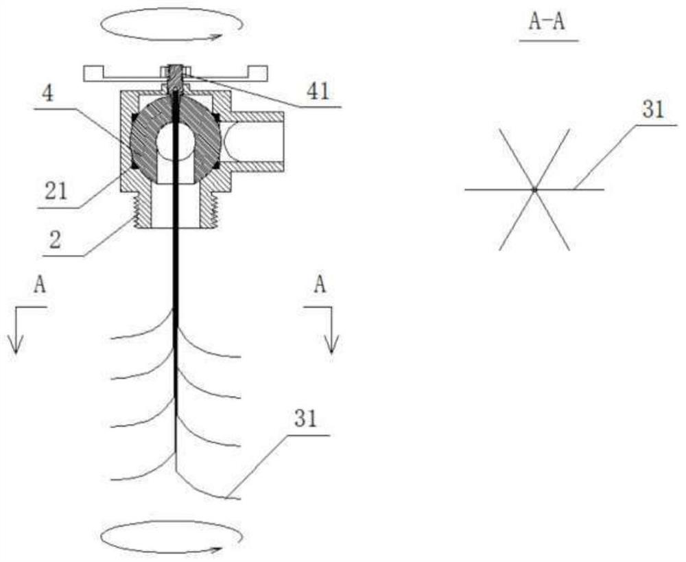 Blow-down valve and disassembly-free filter