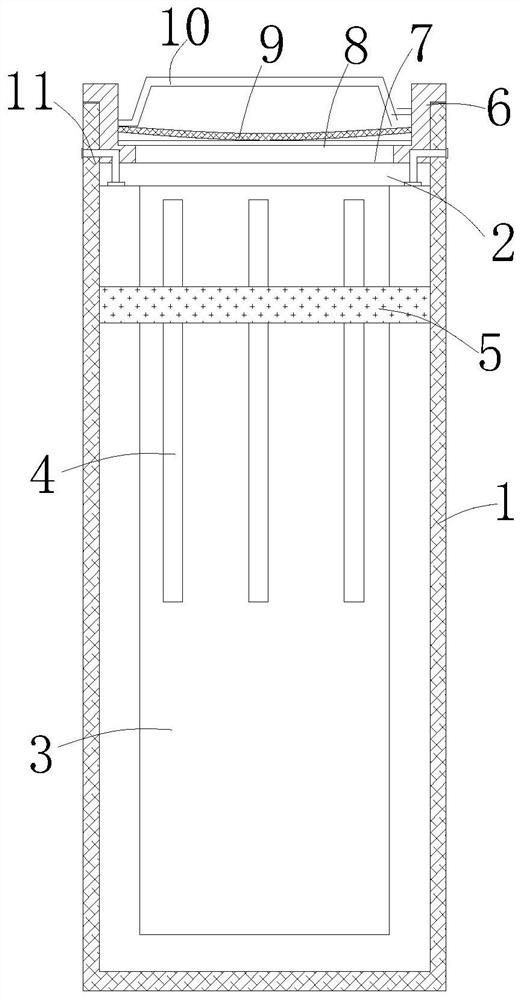 Lithium ion battery steel shell and method for improving liquid injection efficiency of steel shell