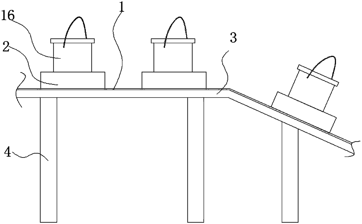 Refractory castable conveying device