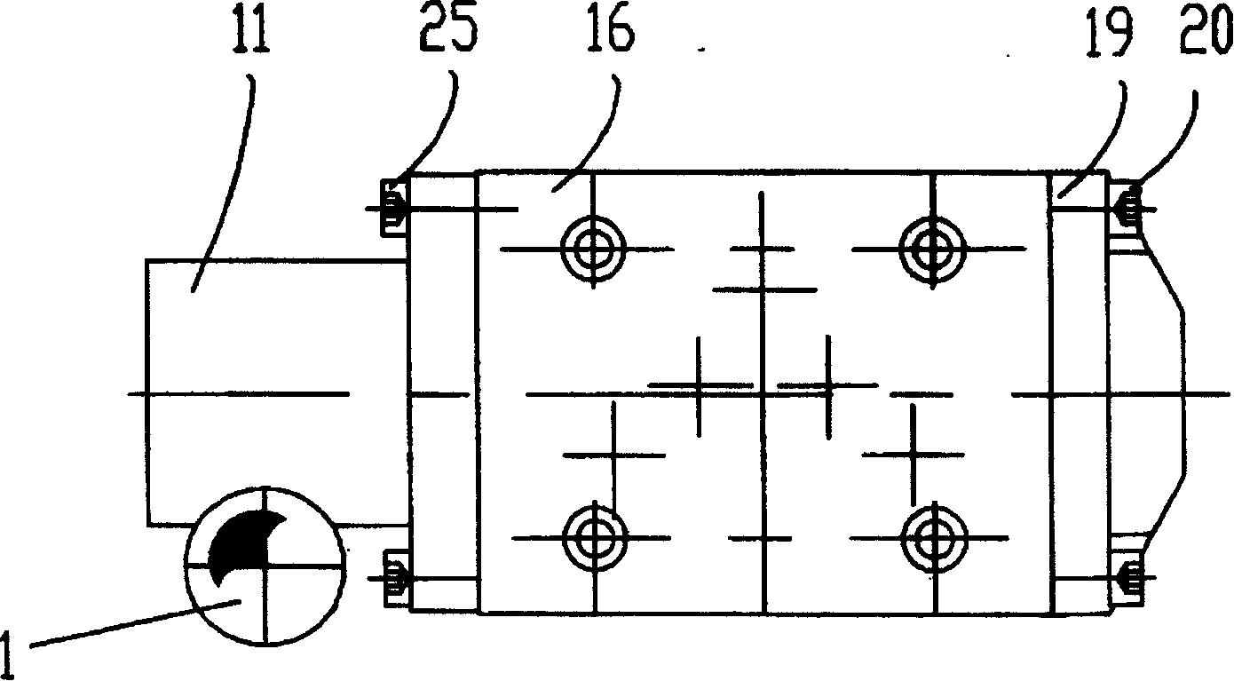 Hand-driven change valve