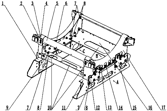 Liquefied natural gas (LNG) cylinder frame for commercial vehicle