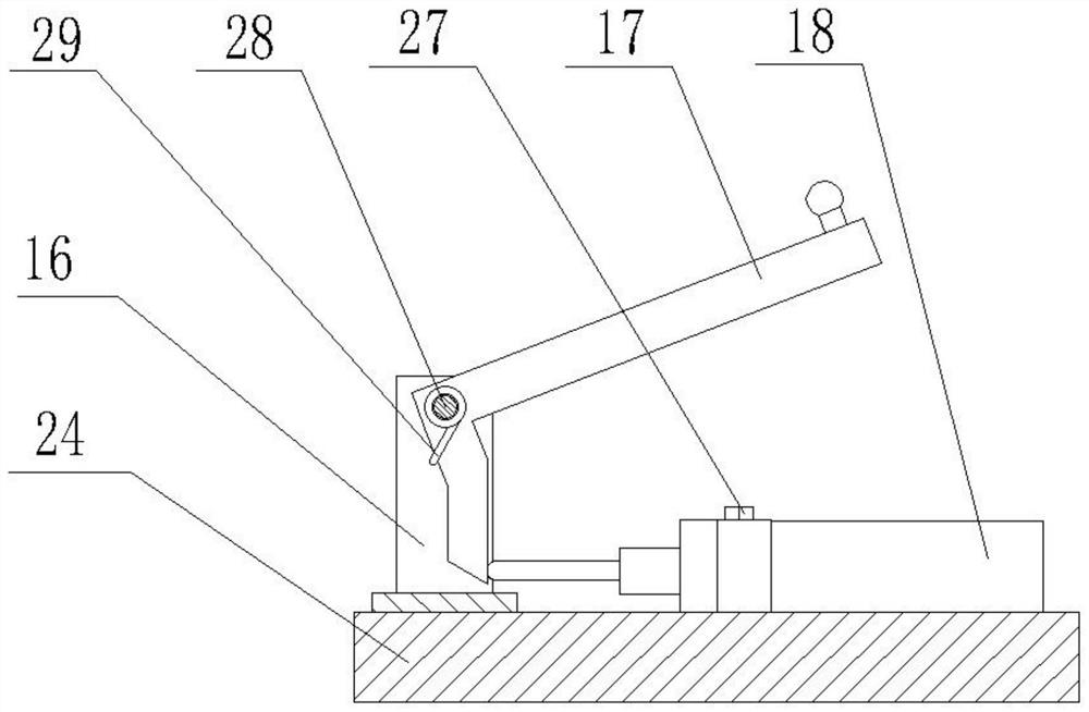 Multi-cone-section deep hole measuring device and using method thereof