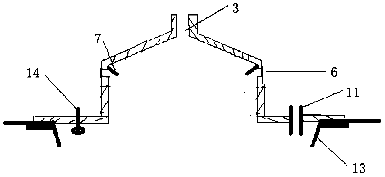 Microwave-based drying device and drying method for treating reactor core waste water