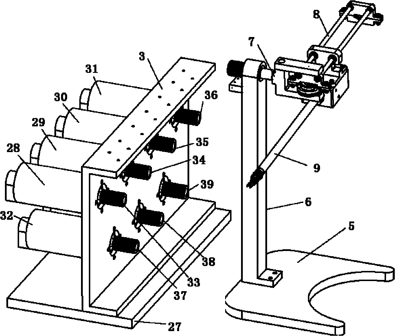 Seven- freedom degree mechanical slave-hand device for minimally invasive surgery