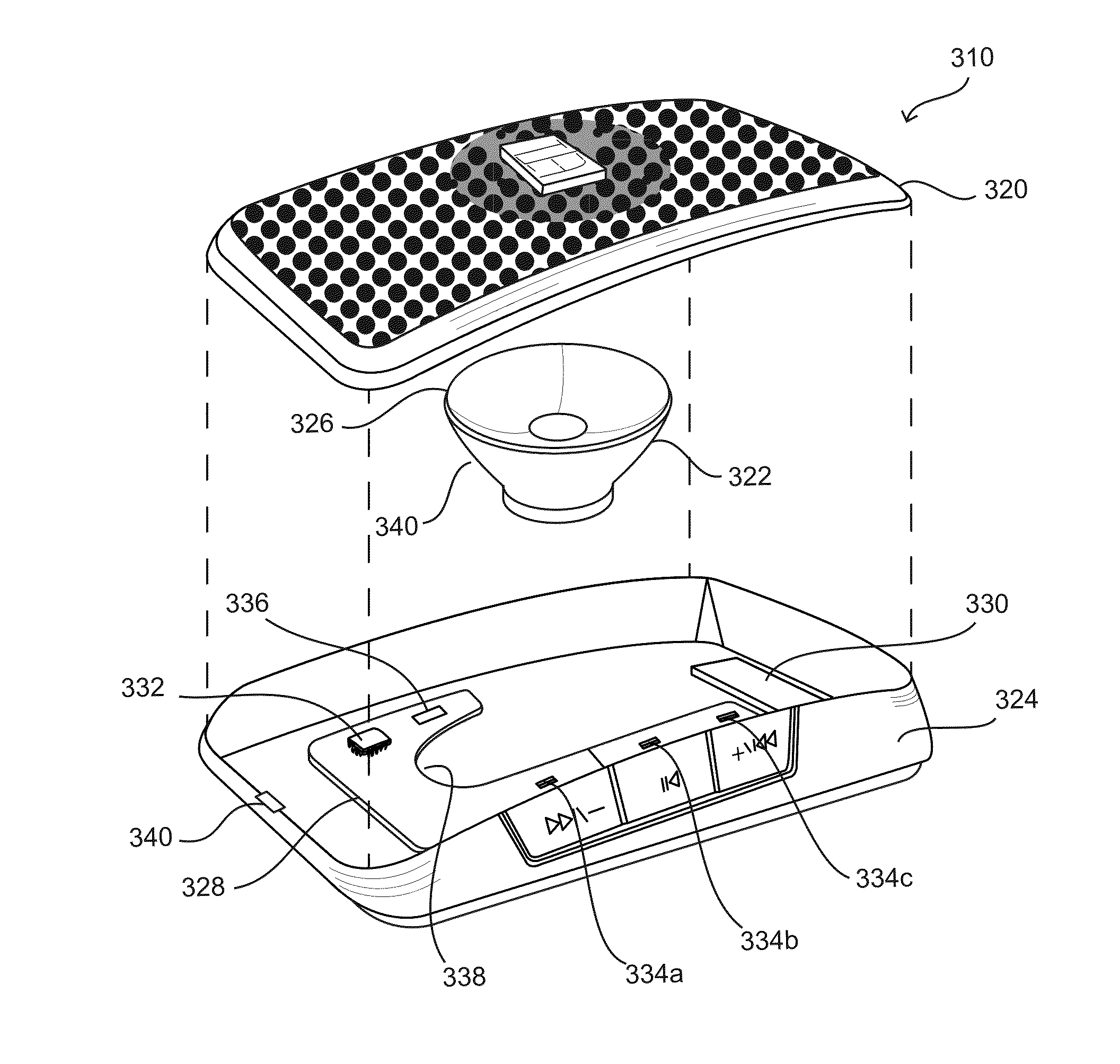 Speaker mechanism having a conforming circuit board