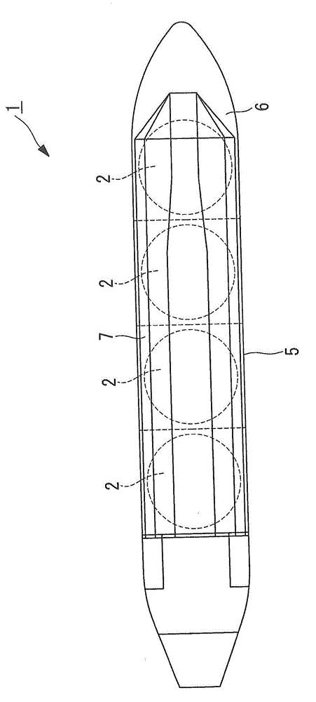 Liquefied-gas carrying vessel