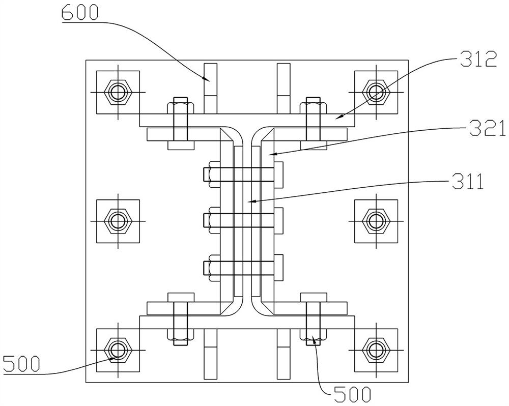 Self-locking structure column base system and construction method thereof