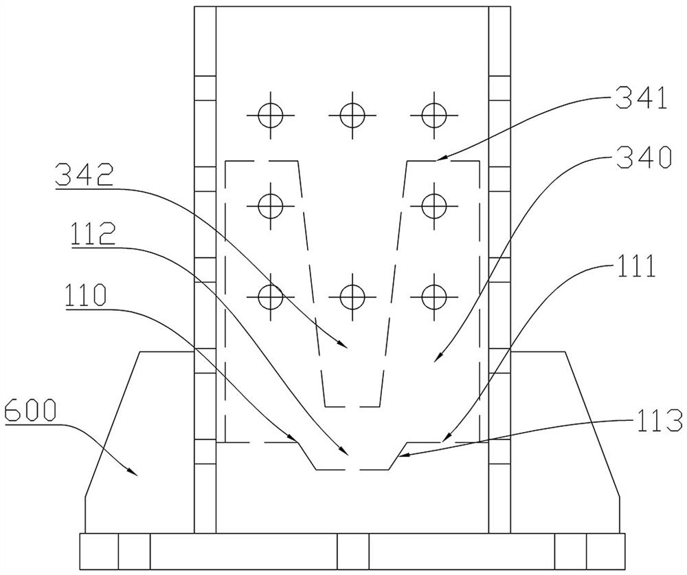 Self-locking structure column base system and construction method thereof