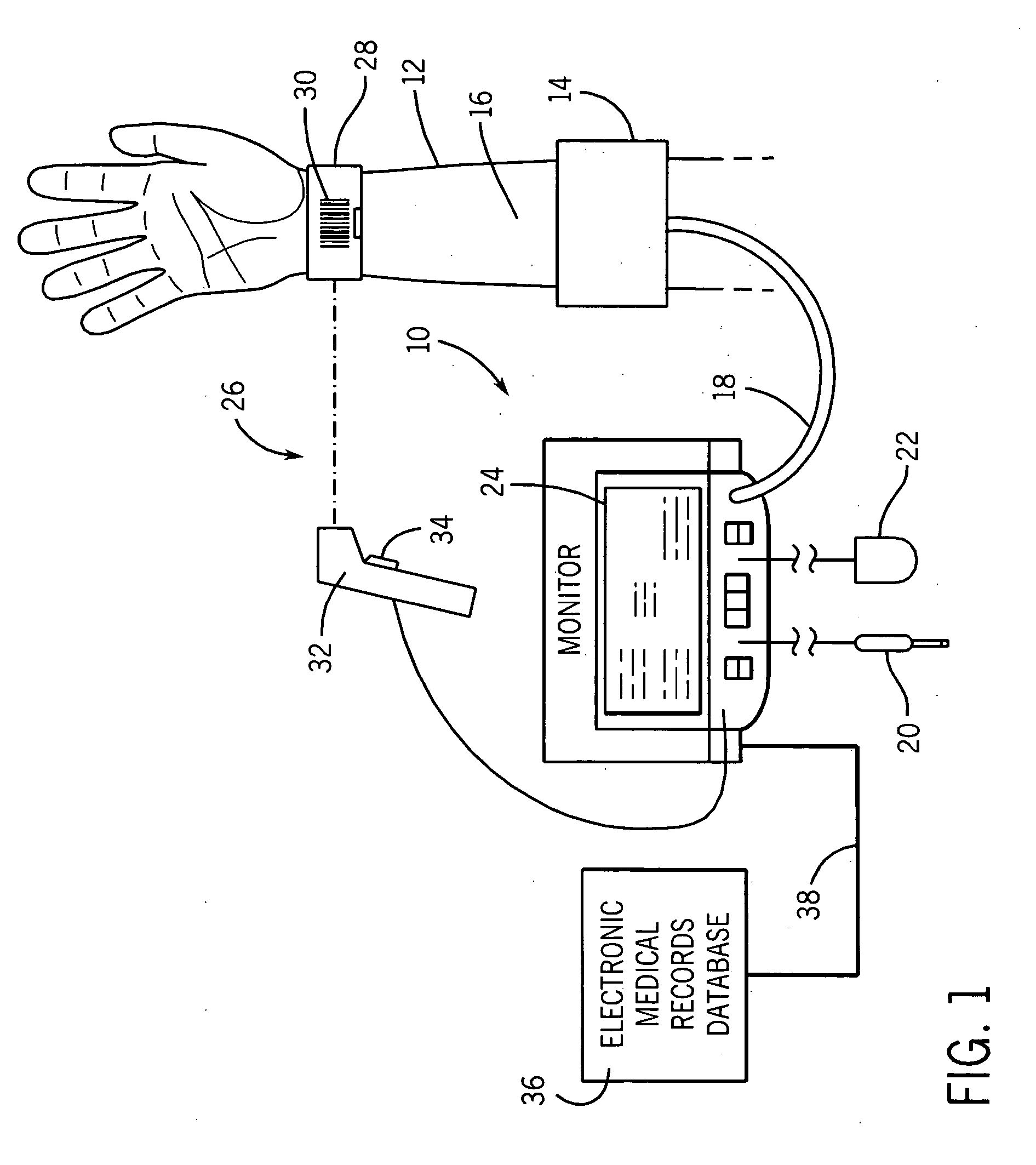 Vital sign monitor utilizing historic patient data