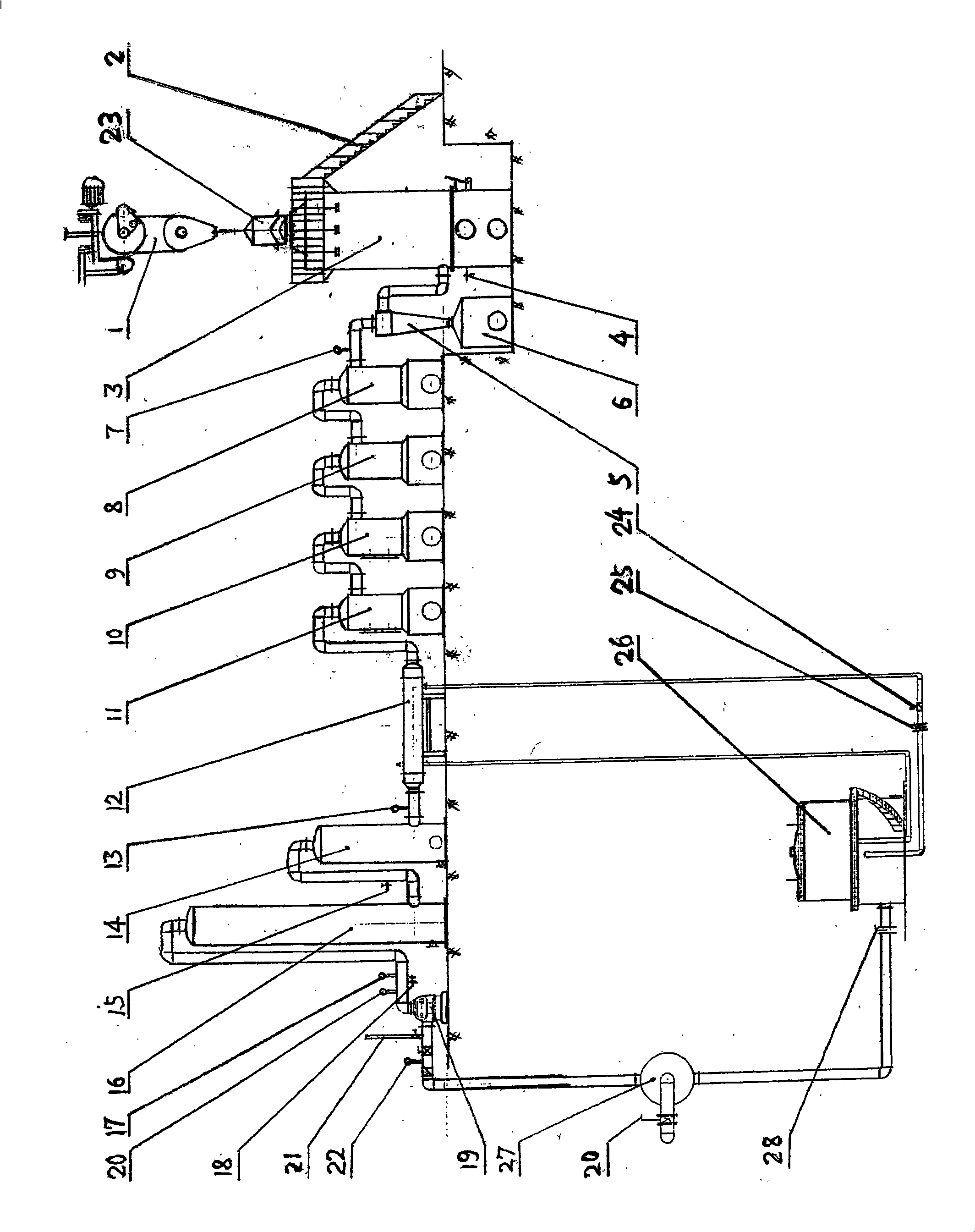 Biomass fuel gas gas-making method by dry method