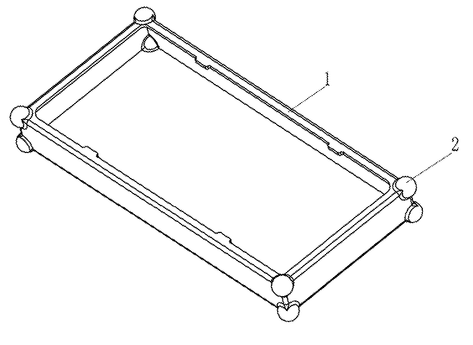 Shock-resistant protective shell of portable appliance