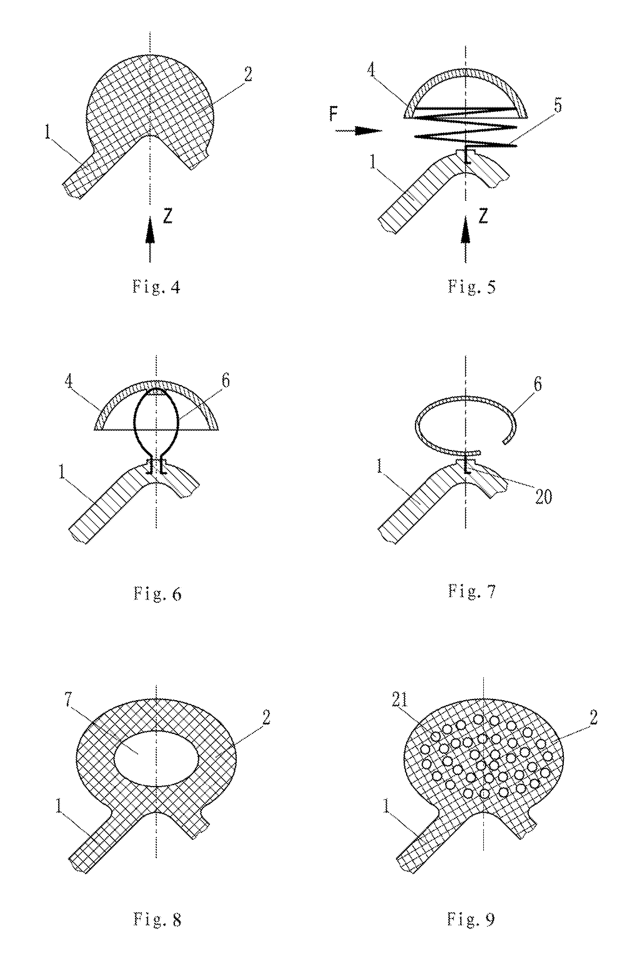 Shock-resistant protective shell of portable appliance