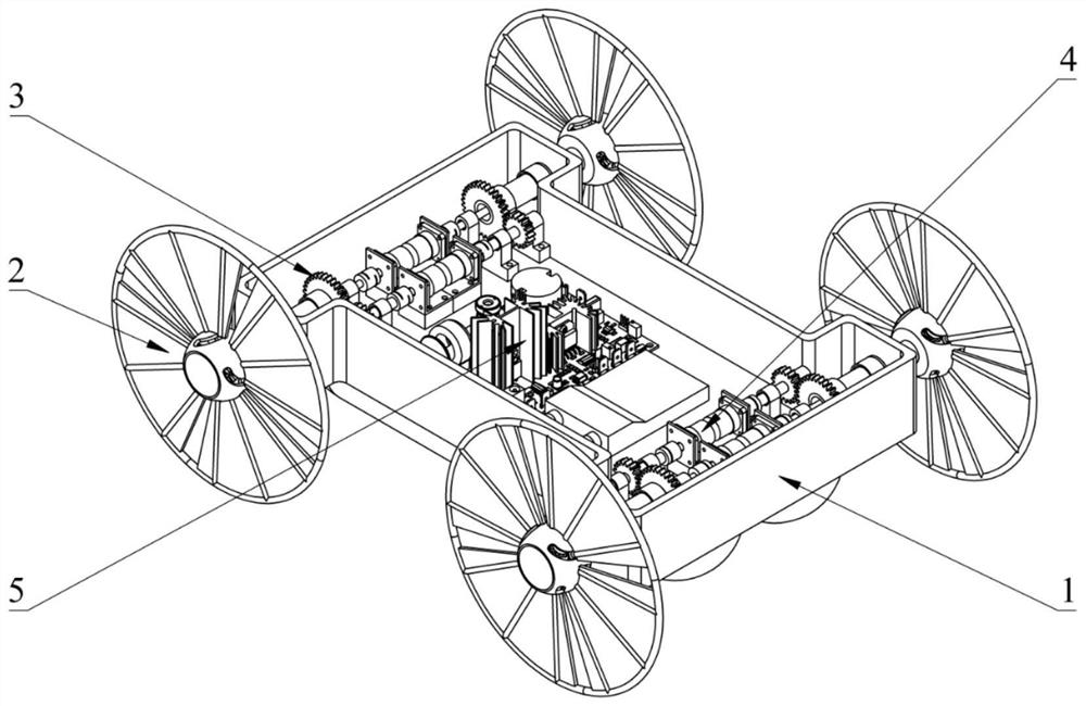 Amphibious micro-robot with deformable wheels