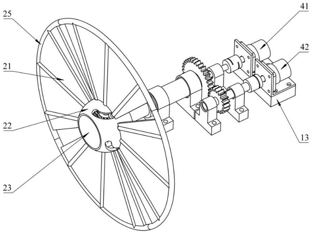 Amphibious micro-robot with deformable wheels