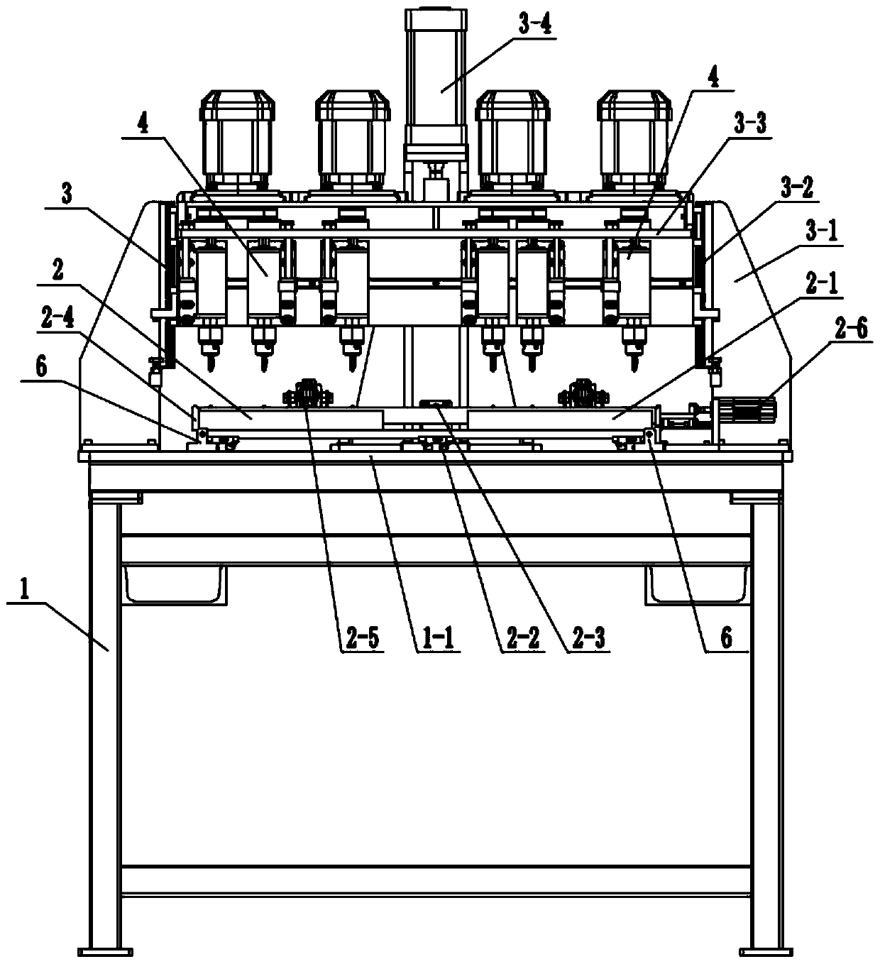 Multi-station automatic drilling equipment for aluminum alloy sections