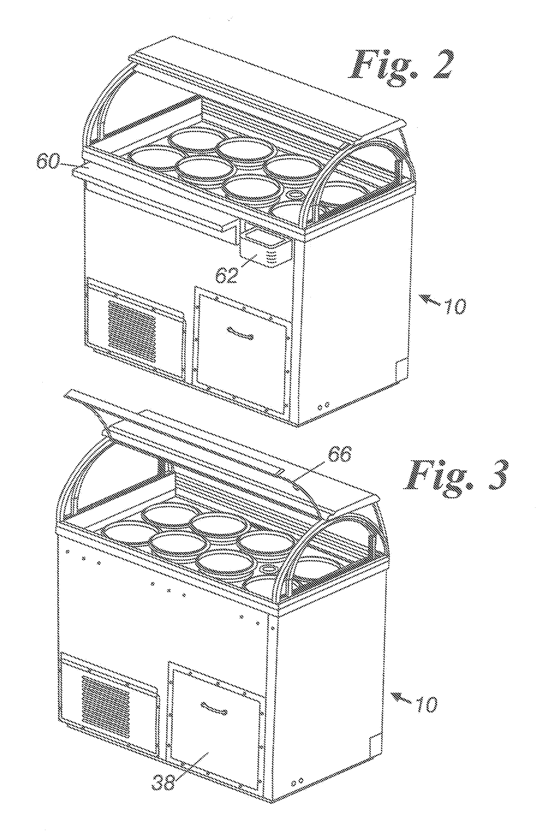 Ice cream dipping cabinet