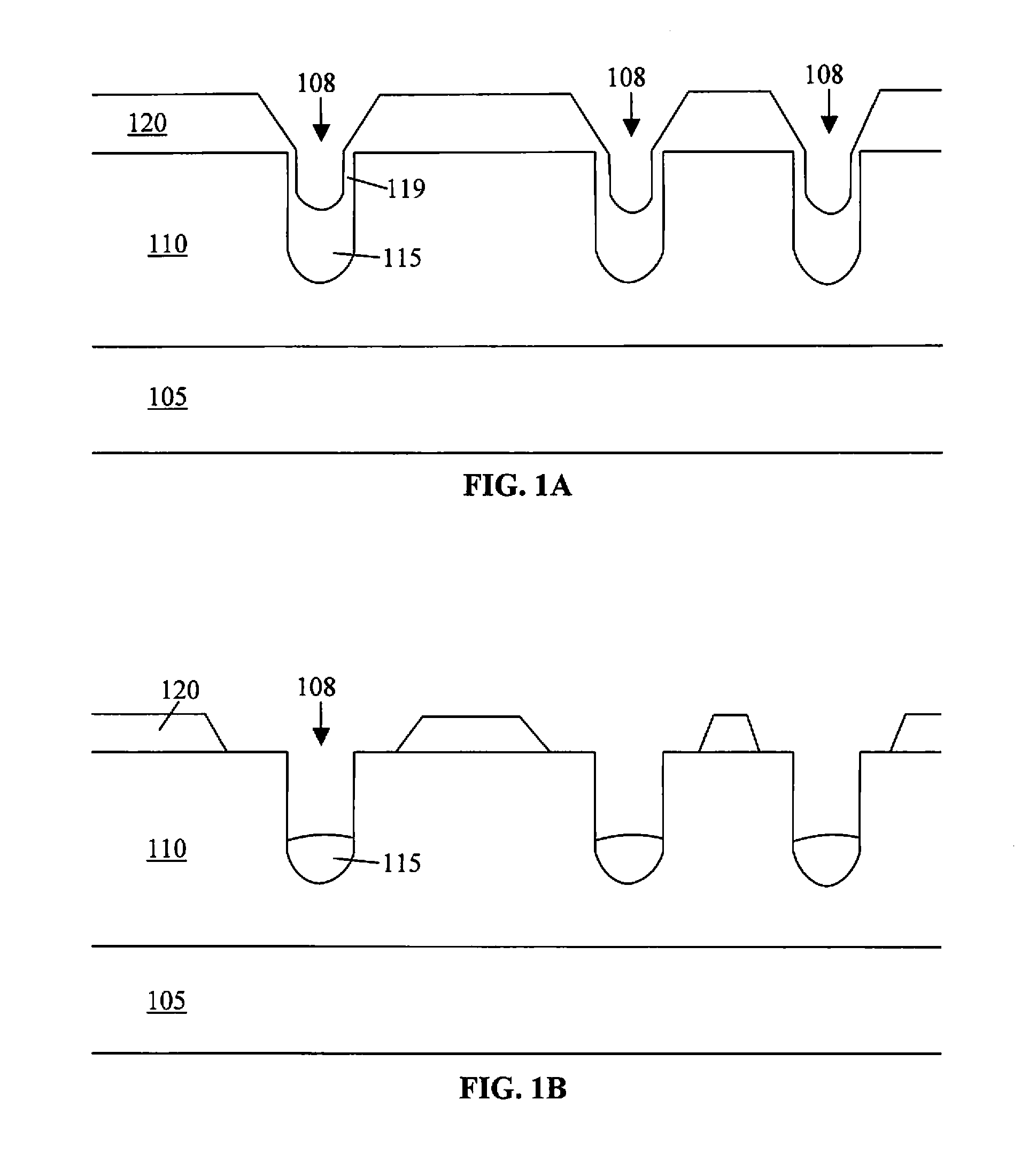 Device structure and manufacturing method using hdp deposited source-body implant block