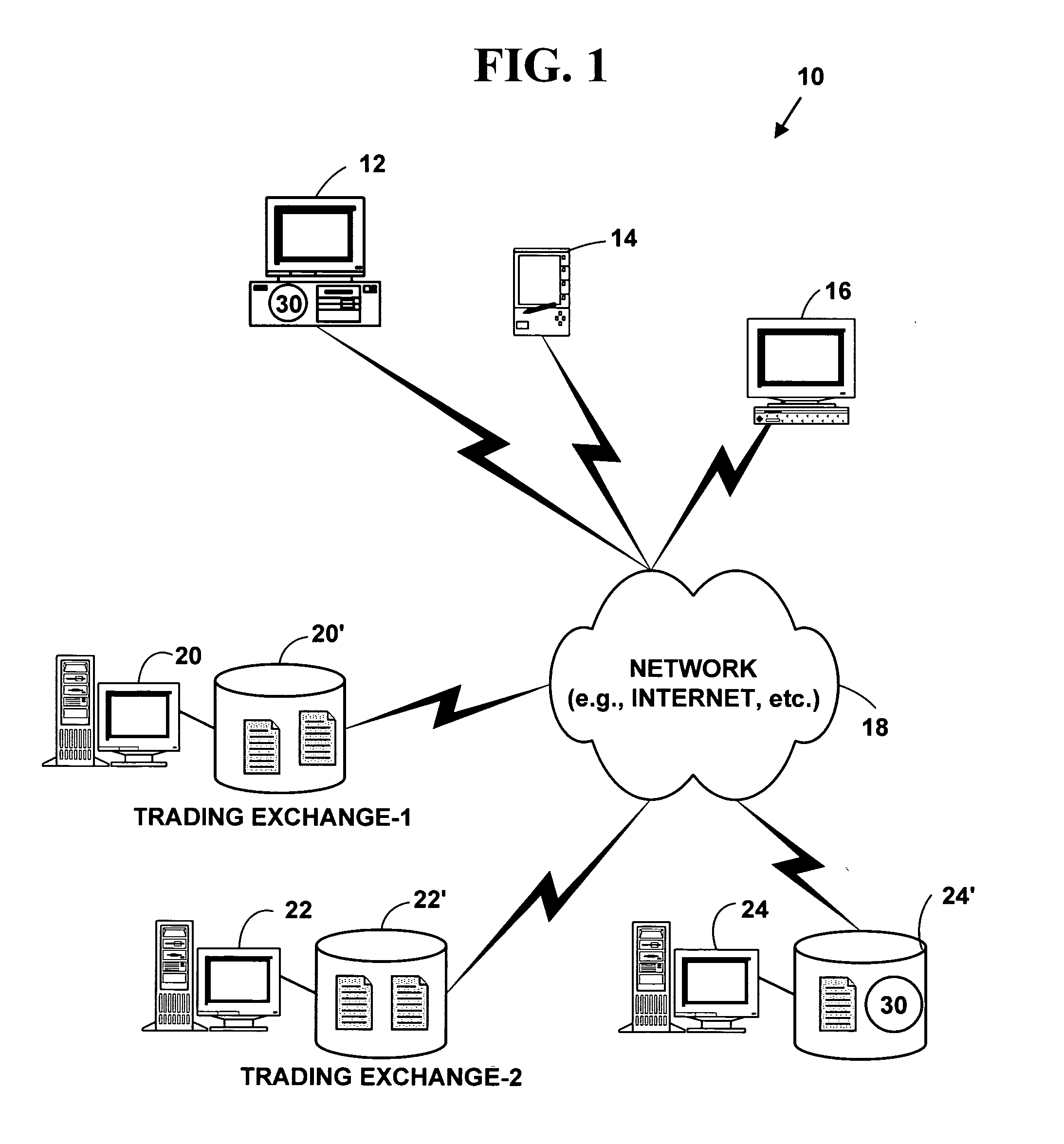 Method and system for electronically inputting, monitoring and trading spreads