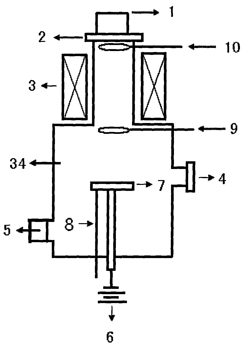 Device and method for depositing ultrathin alumina film by atomic layer