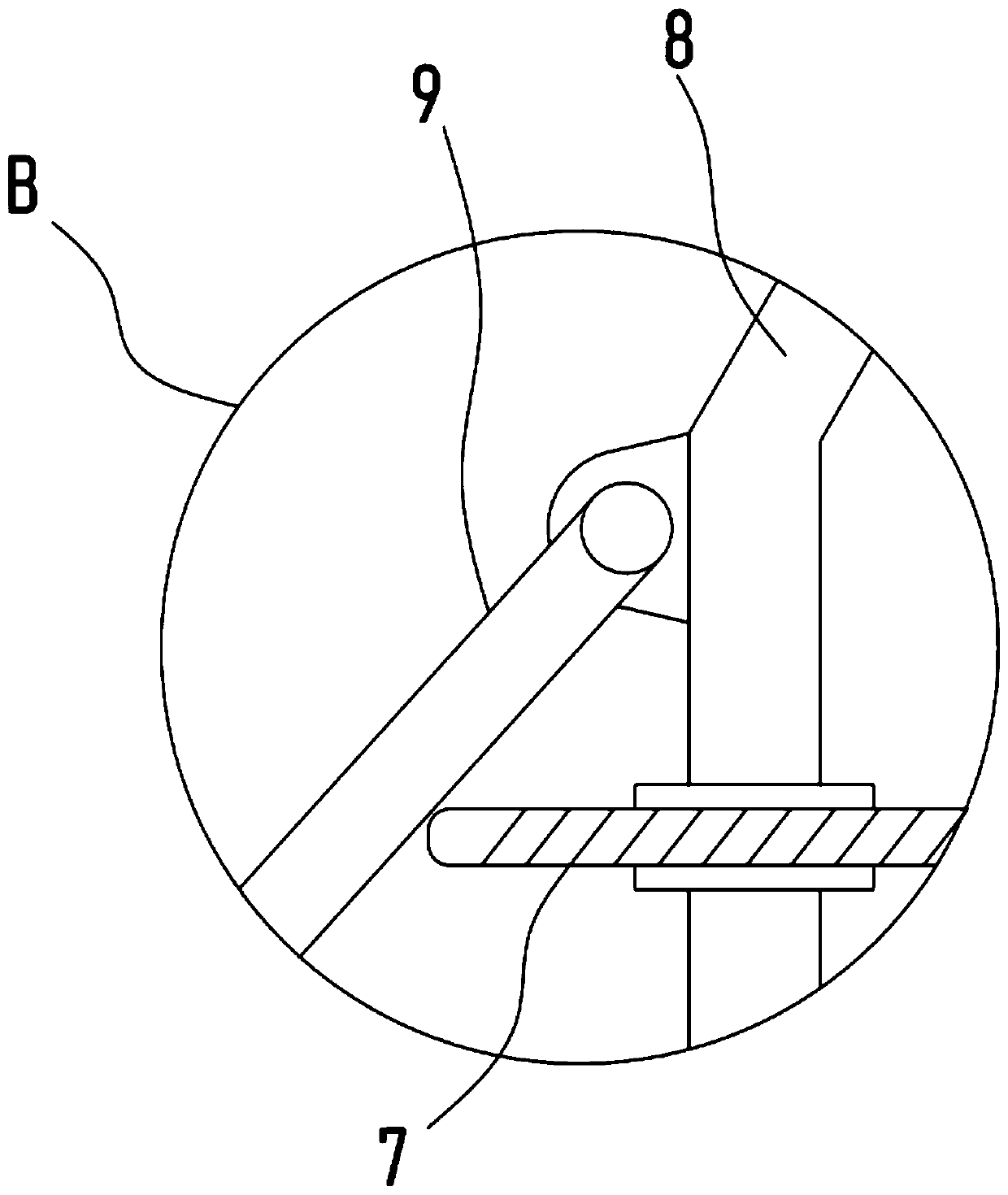 Peanut oil extracting device for processing peanut oil