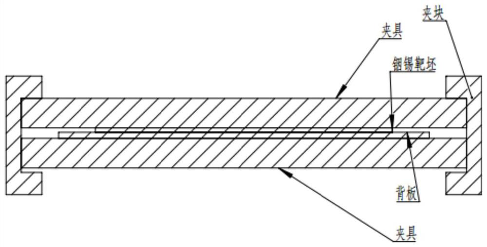 Indium-tin alloy target material and preparation method thereof