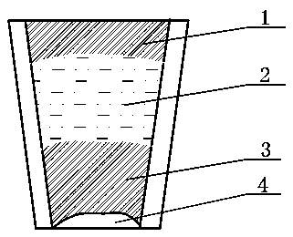 Method for smelting iron-based amorphous master alloy with waste strips