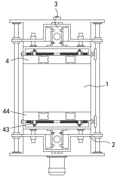 Home decoration curtain cloth fabric elasticity test system and test method