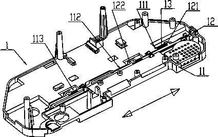 Integrated machine core of intelligent toilet bowel