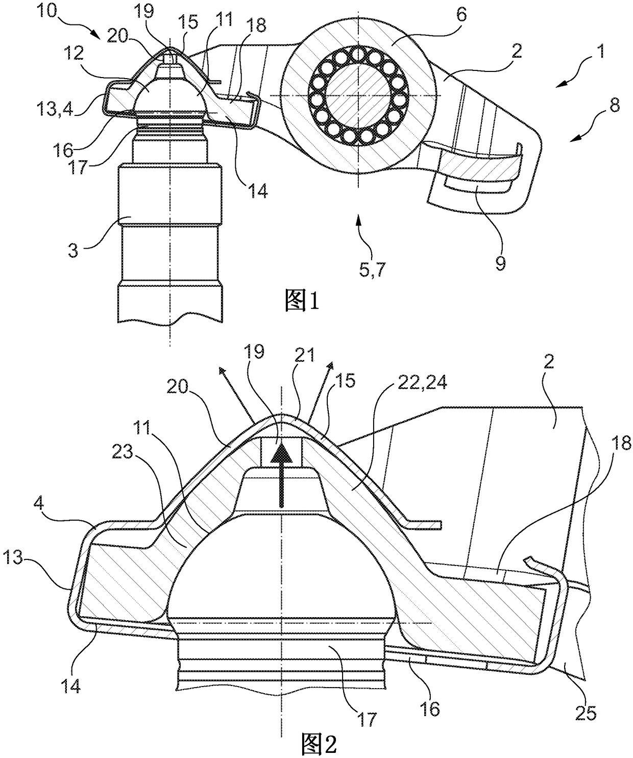 Structural unit of the valve train of an internal combustion engine