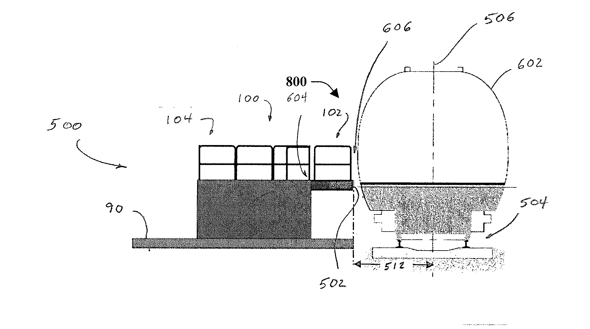 Loading platform that mitigates gap for passengers