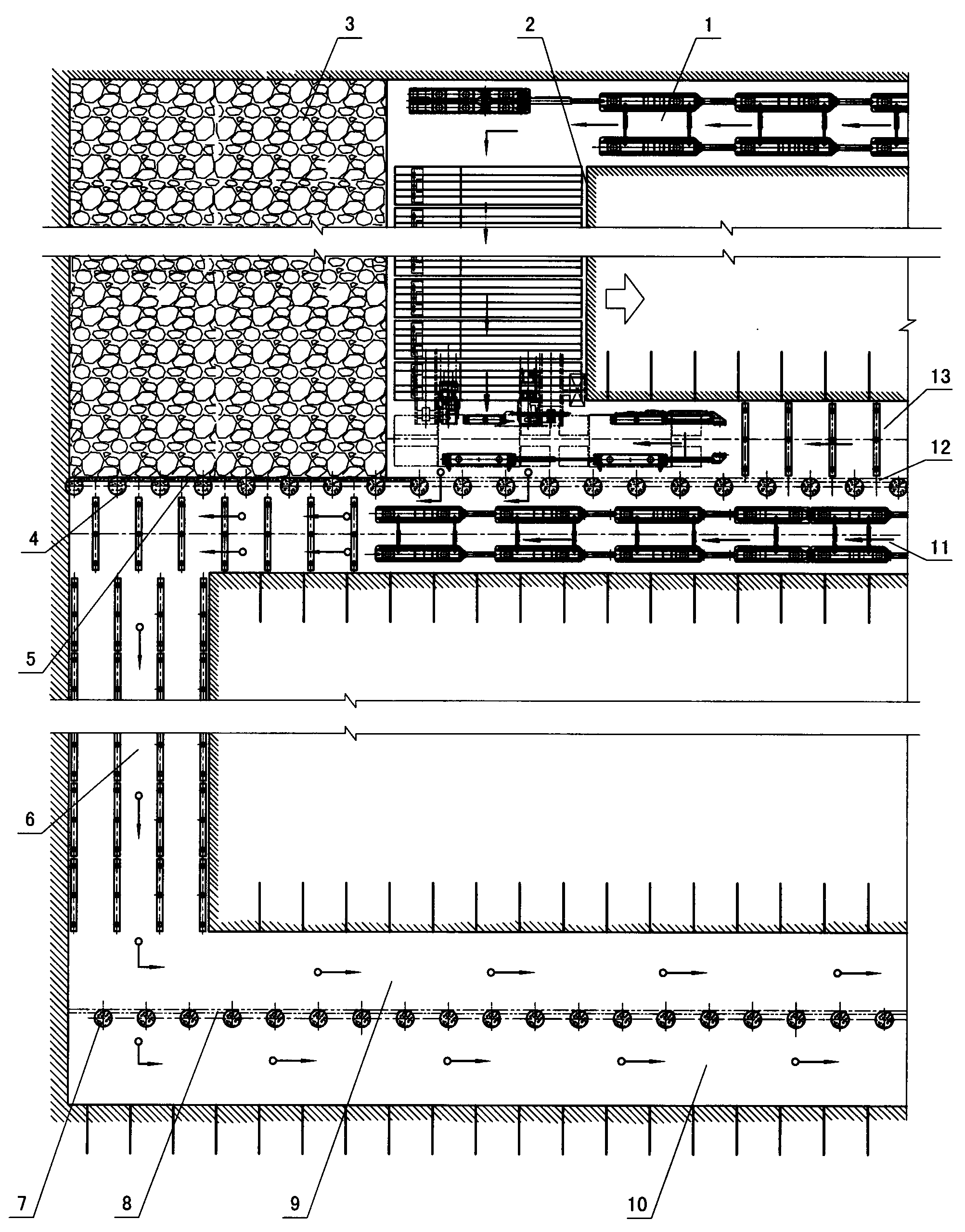 A method of "y" ventilation