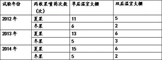 Grape cultivation method adopting double-layer greenhouse