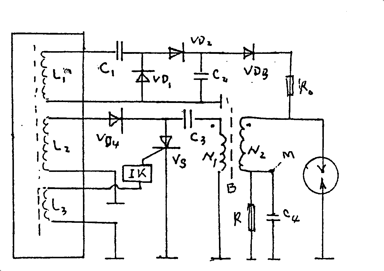 High energy high efficiency direct current ignition device of motorcycle