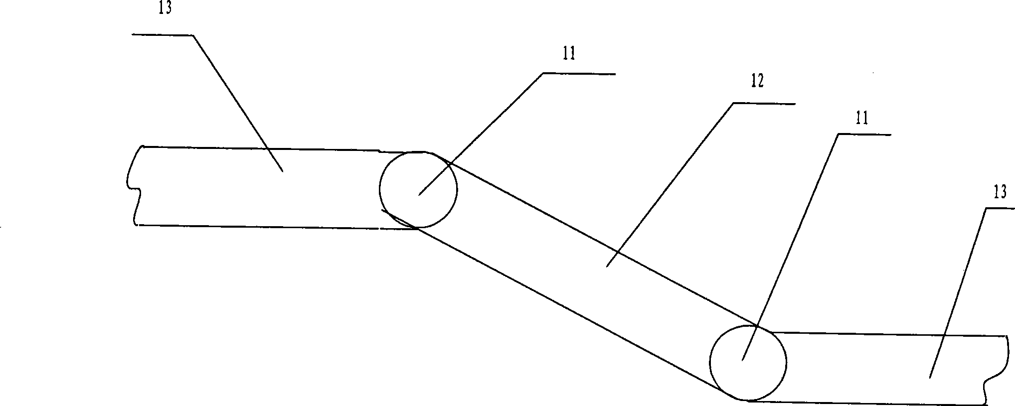 Rotating compensator for corrosion resistant pipeline and preparation method and compensating system