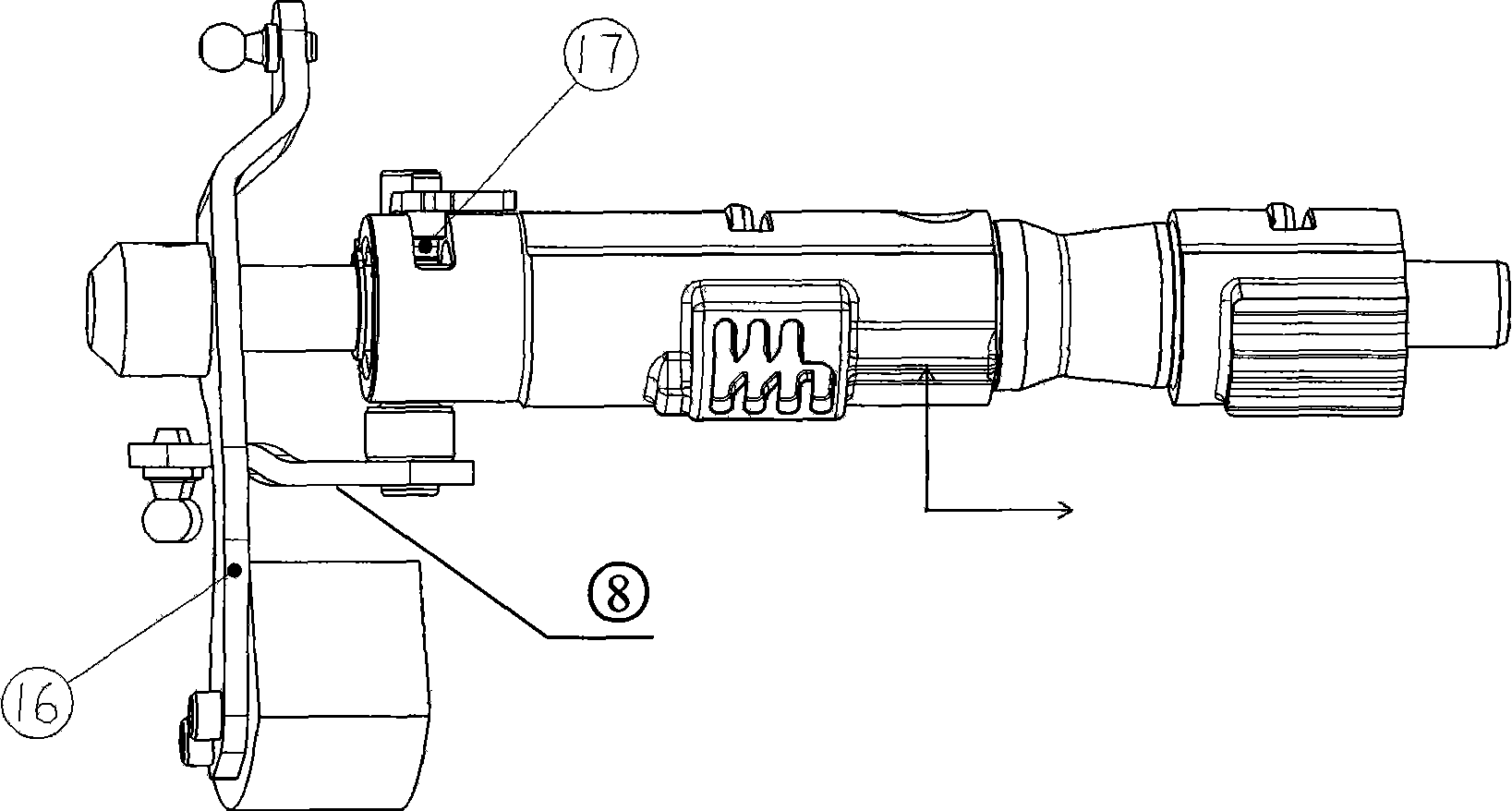 Gear shift mechanism of manual transmission