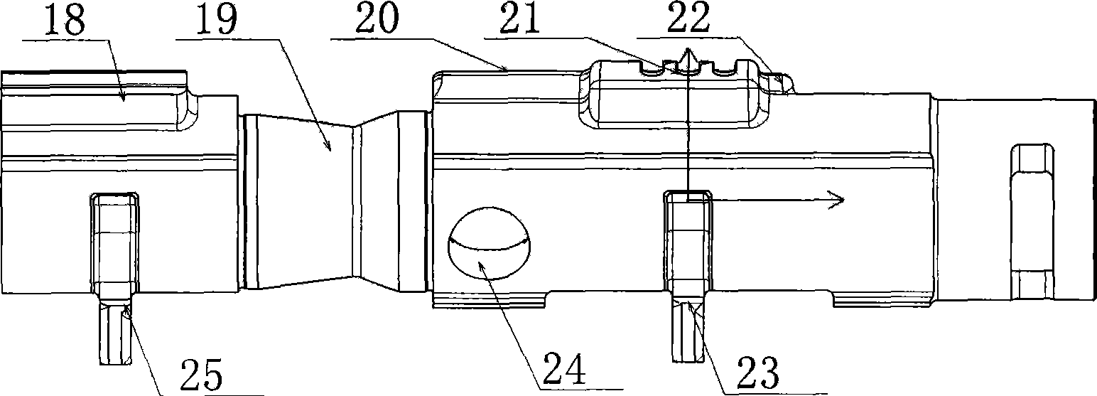 Gear shift mechanism of manual transmission