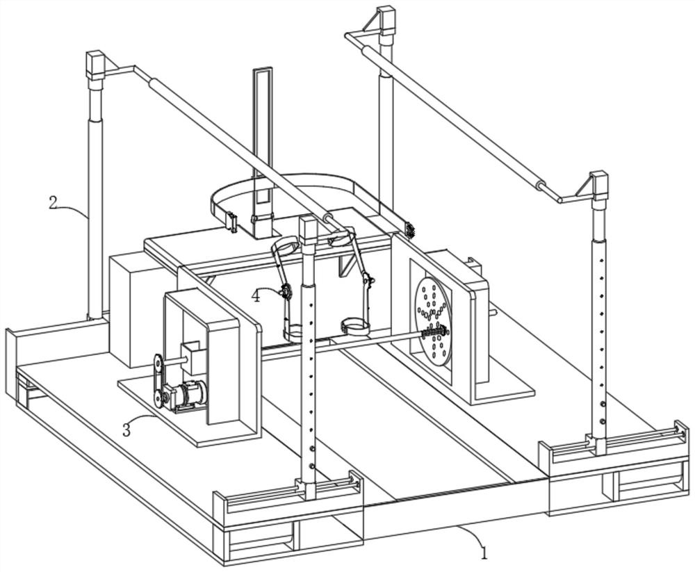 Exoskeleton auxiliary rehabilitation training robot and working method thereof