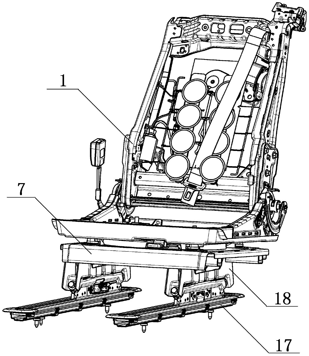 Multifunctional rotating seat