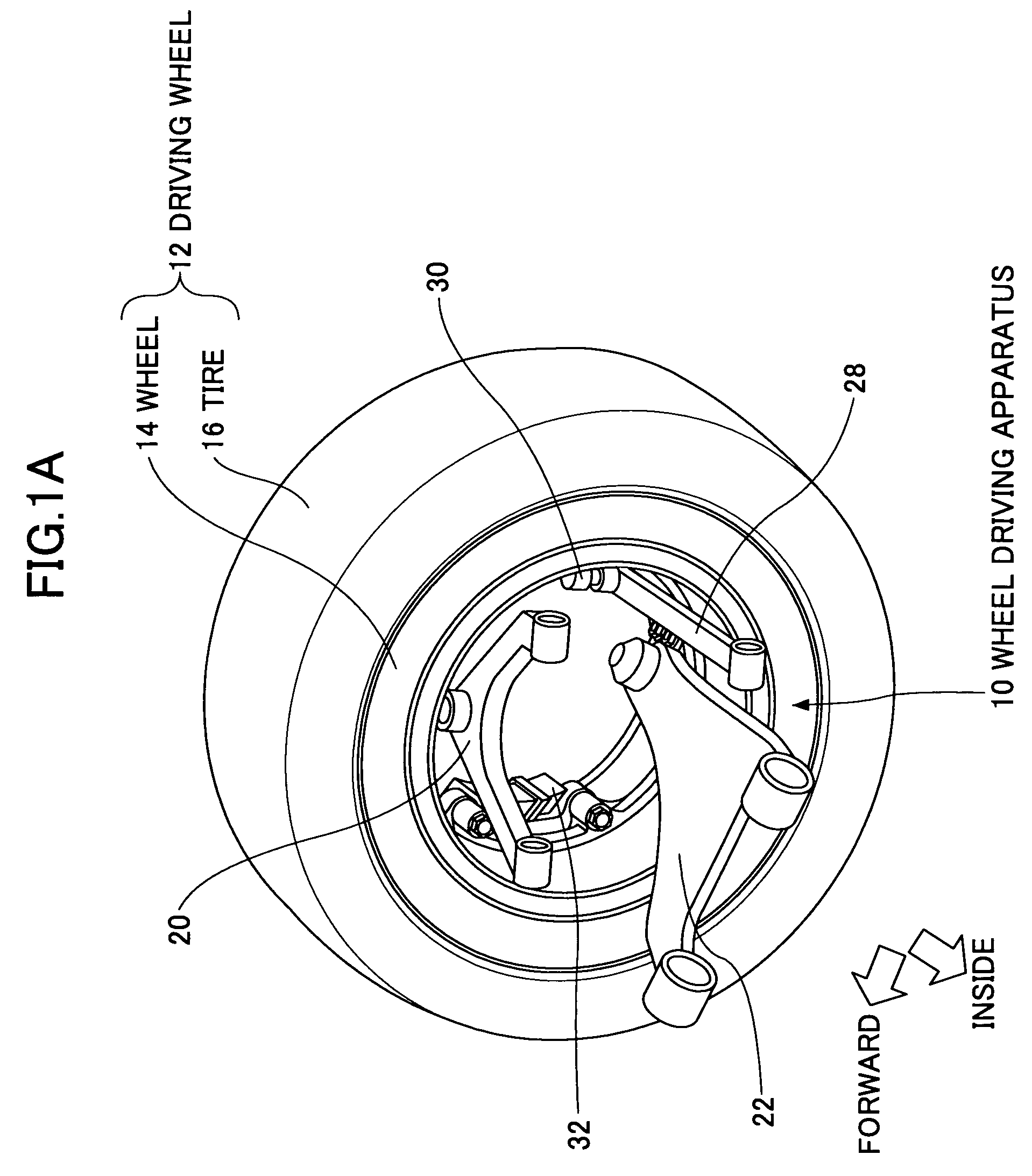 Wheel driving apparatus