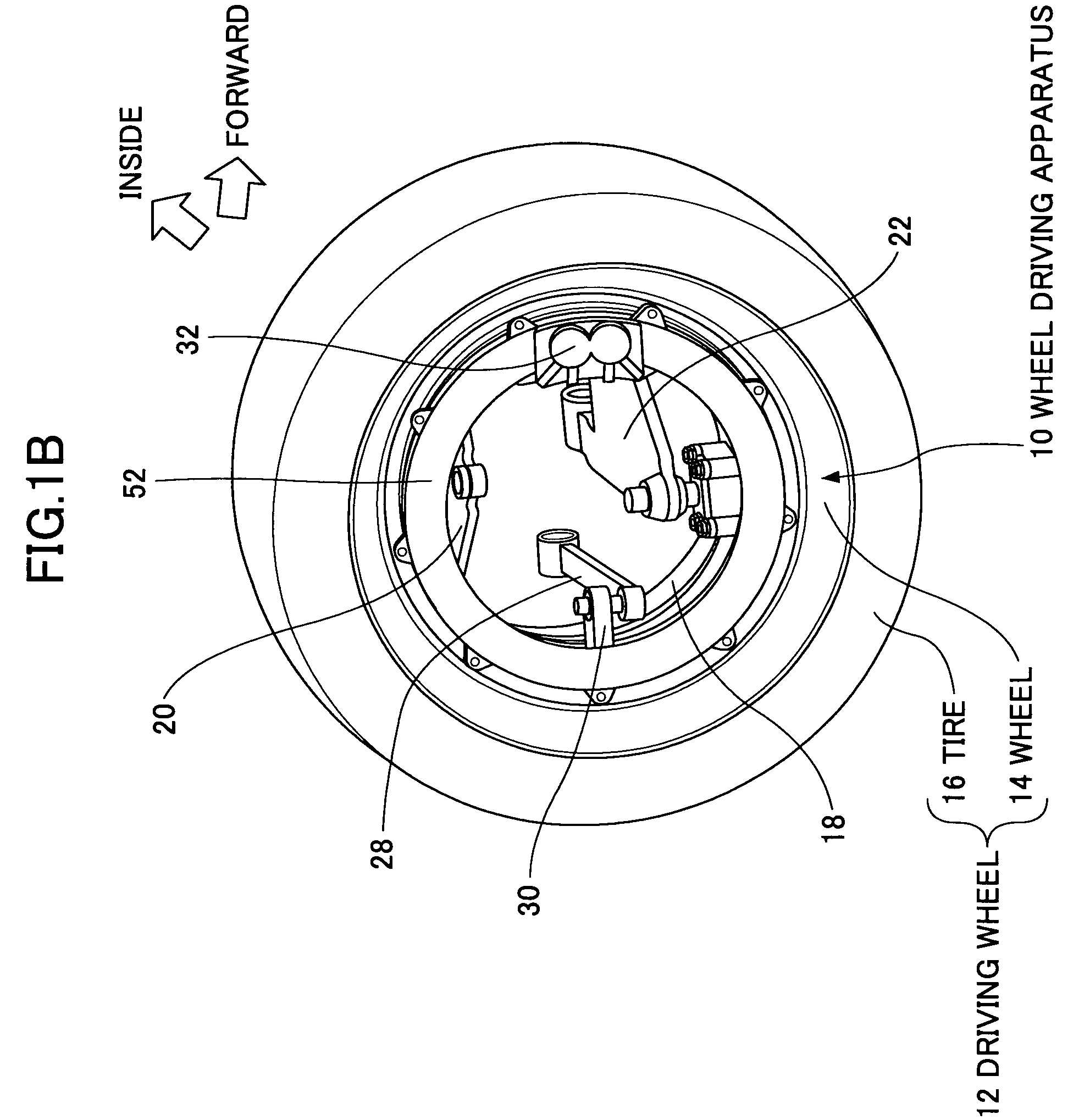 Wheel driving apparatus