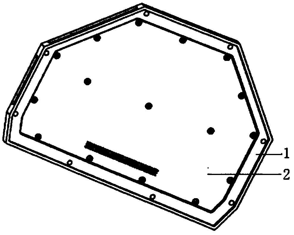 Outer frame protection tool and method during spray coating of printed parts