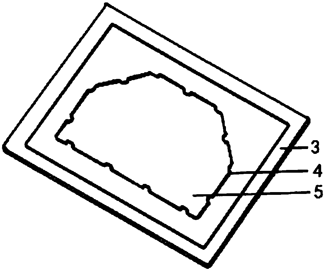 Outer frame protection tool and method during spray coating of printed parts