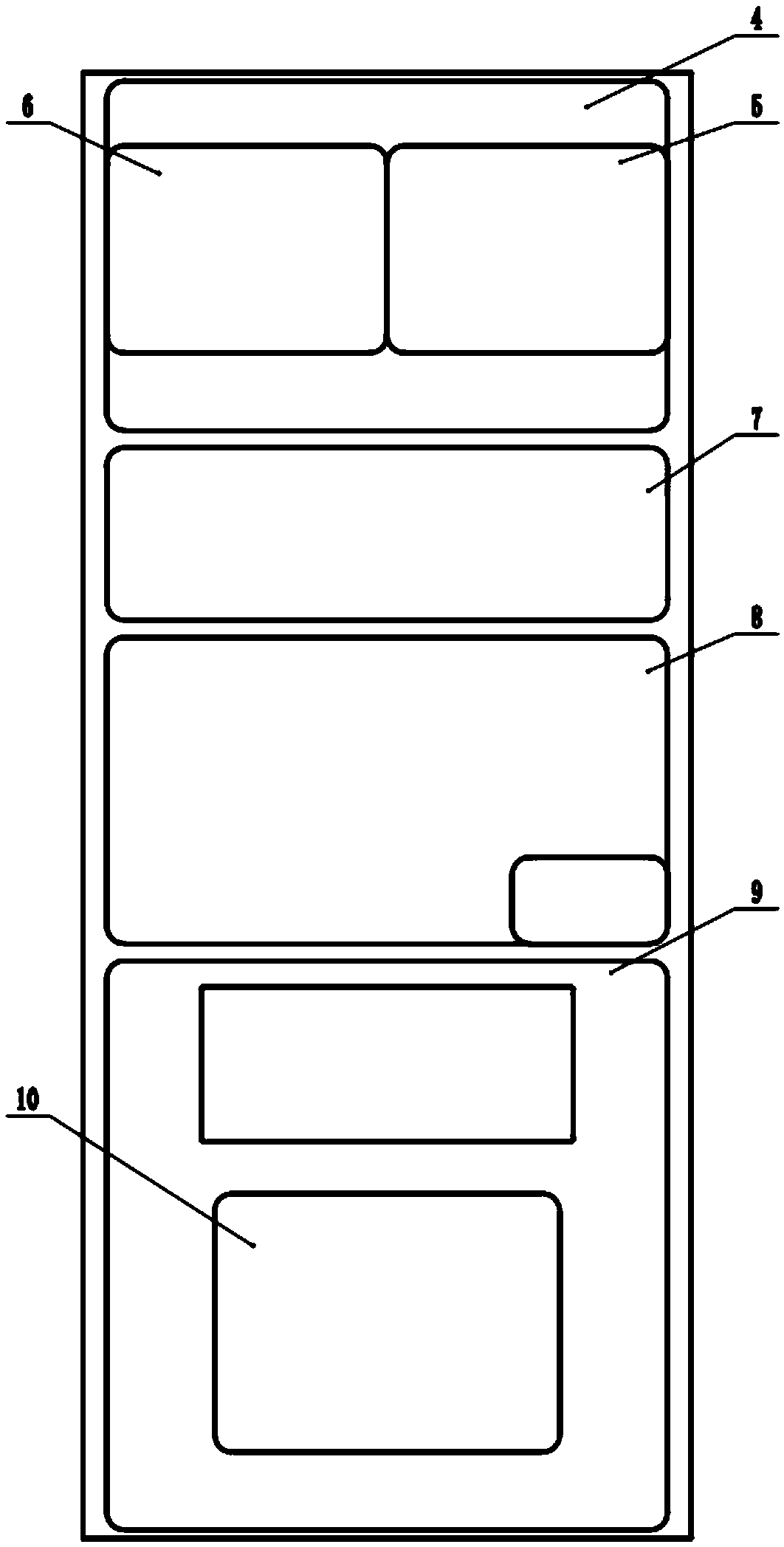 Automobile driving simulator test system and control method