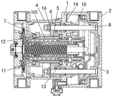 Parking brake cylinder and brake caliper unit